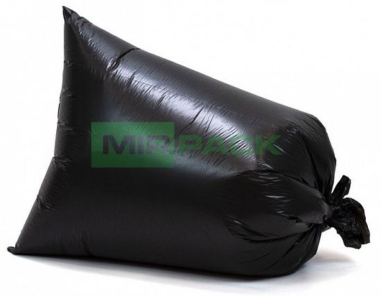 Мешки для мусора 120 л, 60 мкм, черные, в пачках 100 шт. 2х слойные - Вид 5